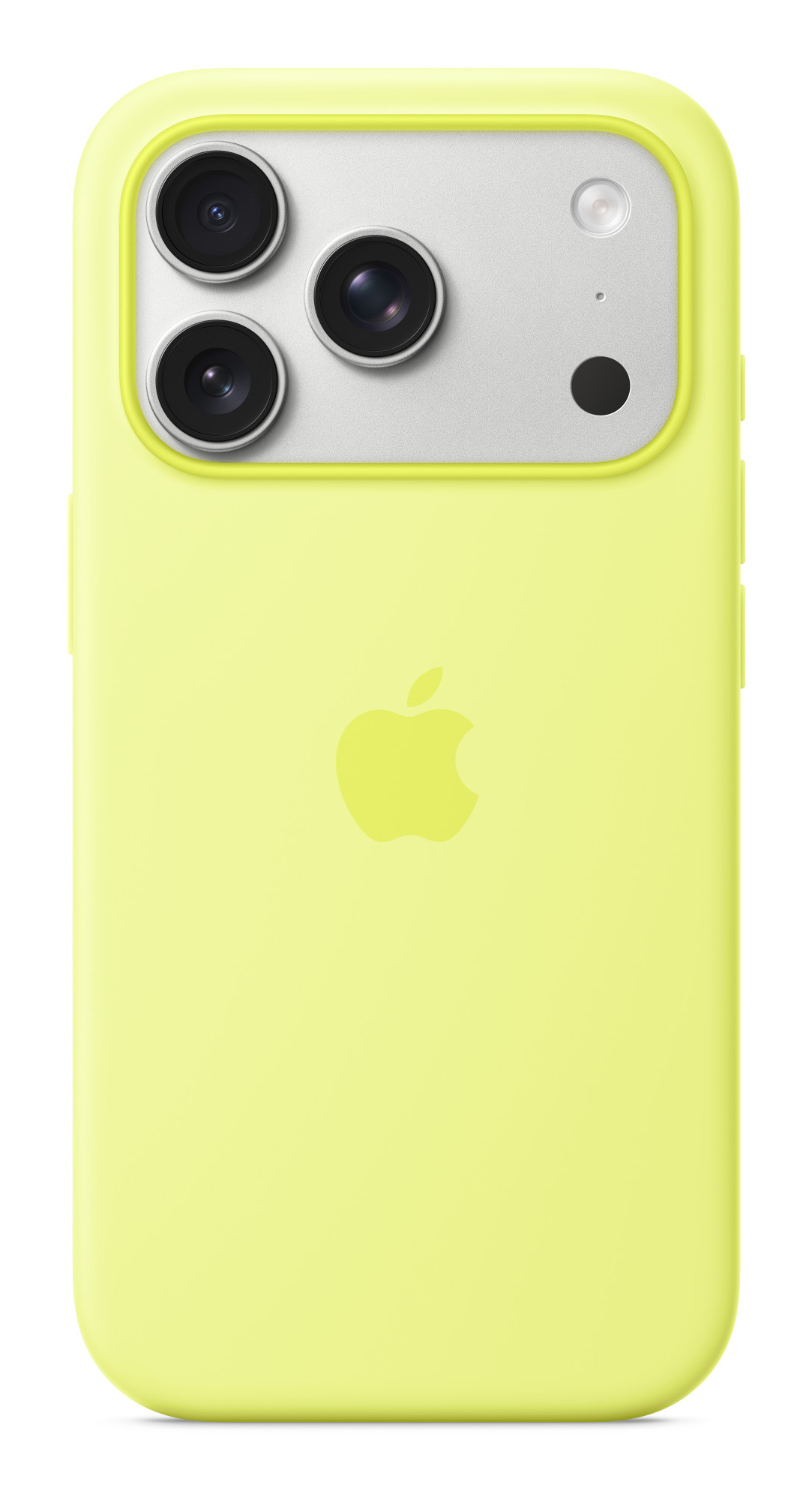 Apple iPhone 17 Pro Silicone Case with MagSafe – Neon Yellow