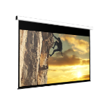 Screen International Major Home Cinema 400cm x 225cm, 16/9 Format Non Tensioned Electric Screen, Matt White Surface, 30cm Black Drop and 5cm Black Borders