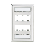 Panduit CFPL6SY wall plate/switch cover Stainless steel