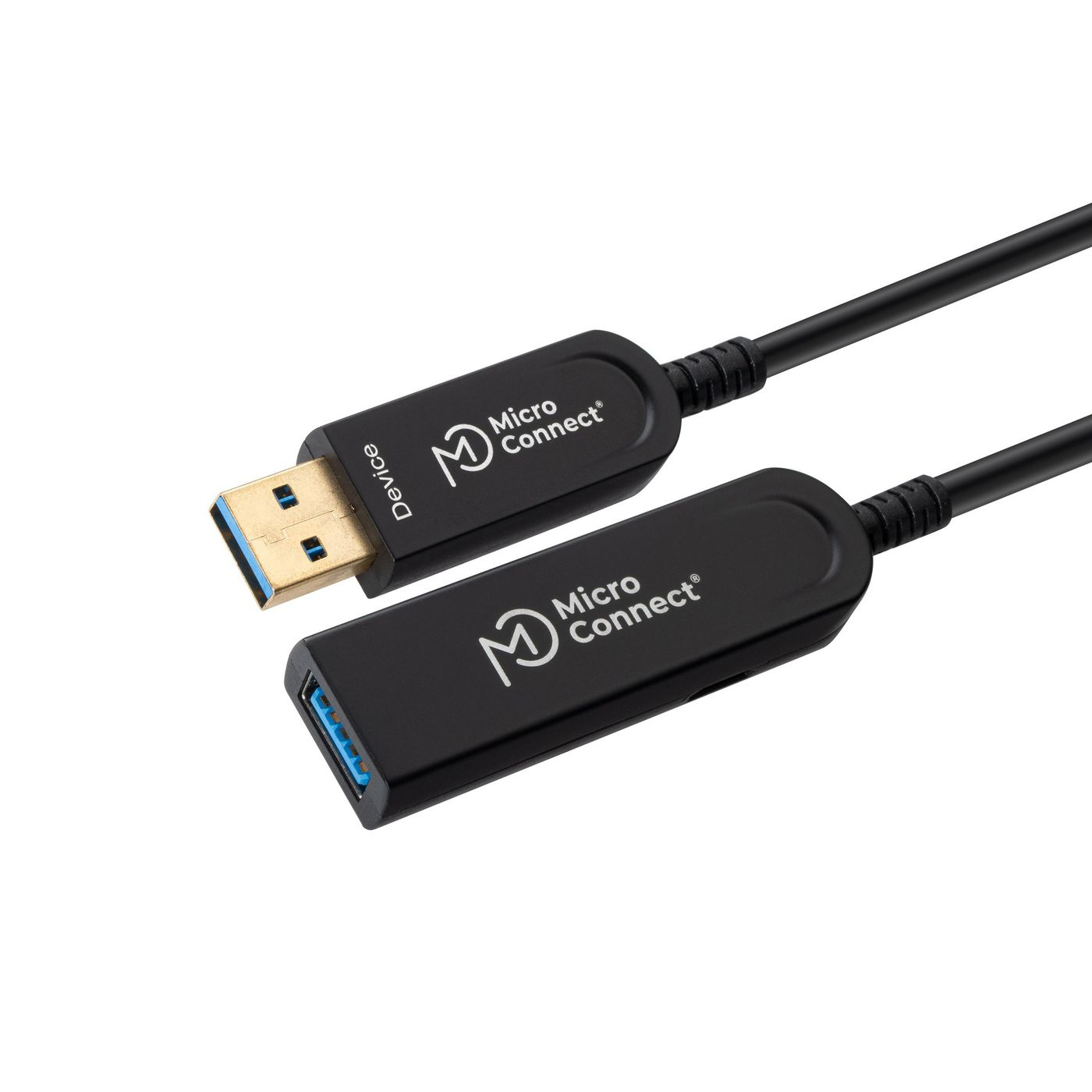 Microconnect MC-USB3.0AAF25AOP USB cable USB 3.2 Gen 2 (3.1 Gen 2) 25 m USB A Black