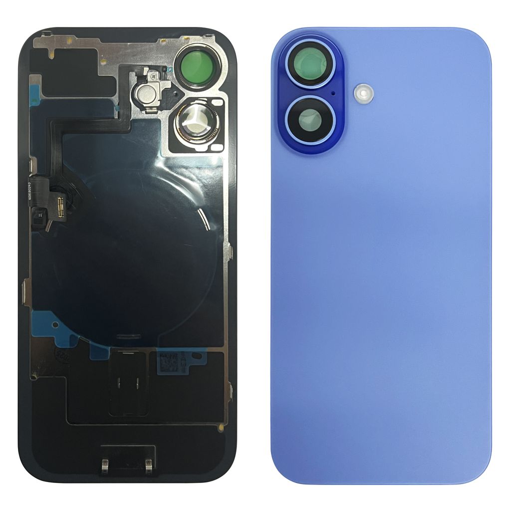 EU Product - iPhone 16 Back Cover with Small Parts (No Logo) - Blue (Ultramarine) thumbnail
