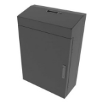 Middle Atlantic 4 RU Low Profile Wall Rack Solid Top - Black