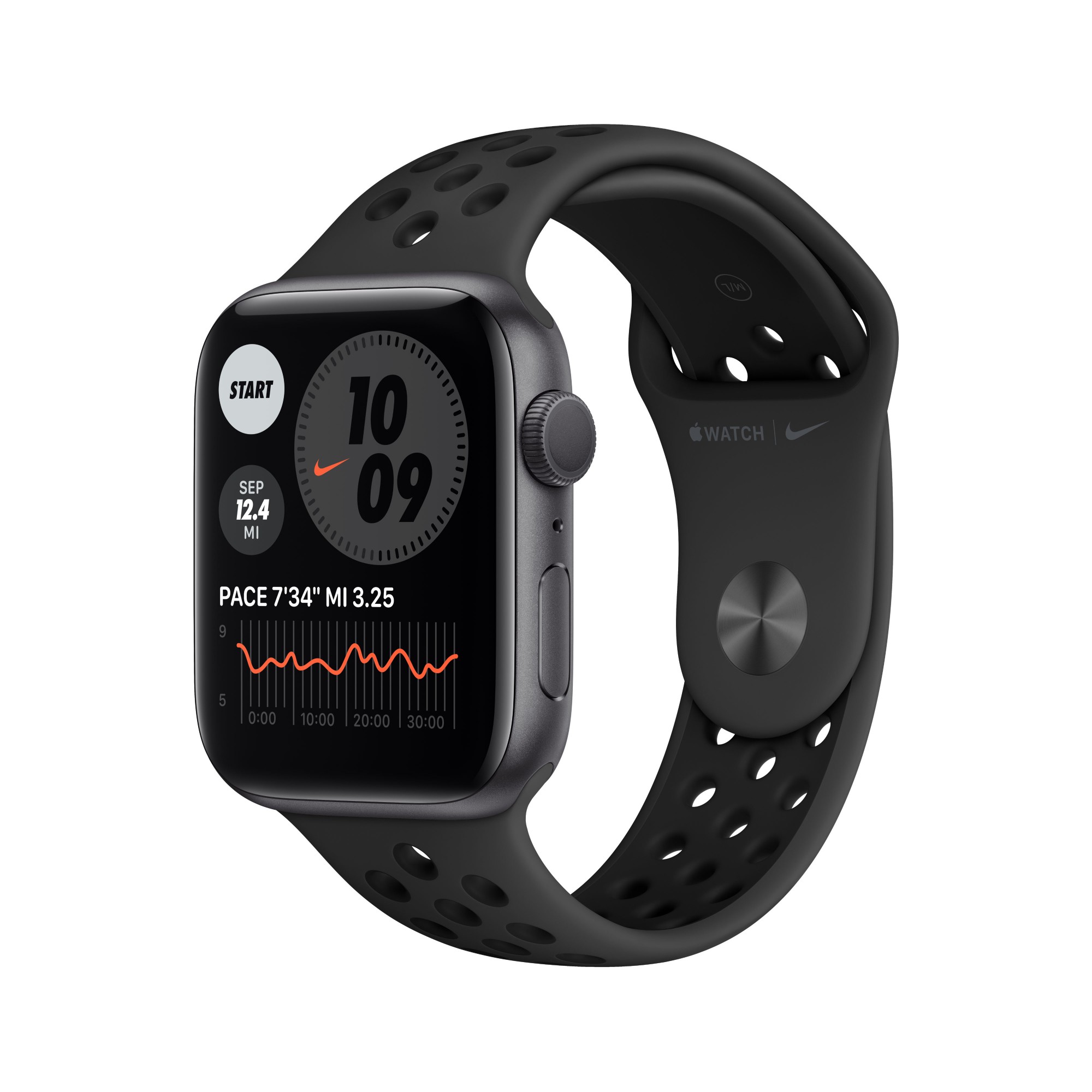 Apple Watch Series 6 Nike OLED 44 mm Grey GPS (satellite)
