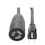 Tripp Lite P023-001 power cable Black 11.8" (0.3 m) NEMA 5-15P NEMA L5-15R