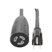 Tripp Lite P023-001 power cable Black 11.8" (0.3 m) NEMA 5-15P NEMA L5-15R