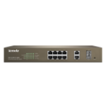 Tenda TEF1210P-8-150W network switch Managed Fast Ethernet (10/100) Power over Ethernet (PoE) Grey