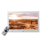 Xoro DPF 10C1 digital photo frame Silver 25.6 cm (10.1") Touchscreen