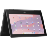 HP Fortis x360 G5 Intel® N N100 Chromebook 29.5 cm (11.6") Touchscreen HD 4 GB LPDDR5-SDRAM 32 GB eMMC Wi-Fi 6E (802.11ax) ChromeOS Black