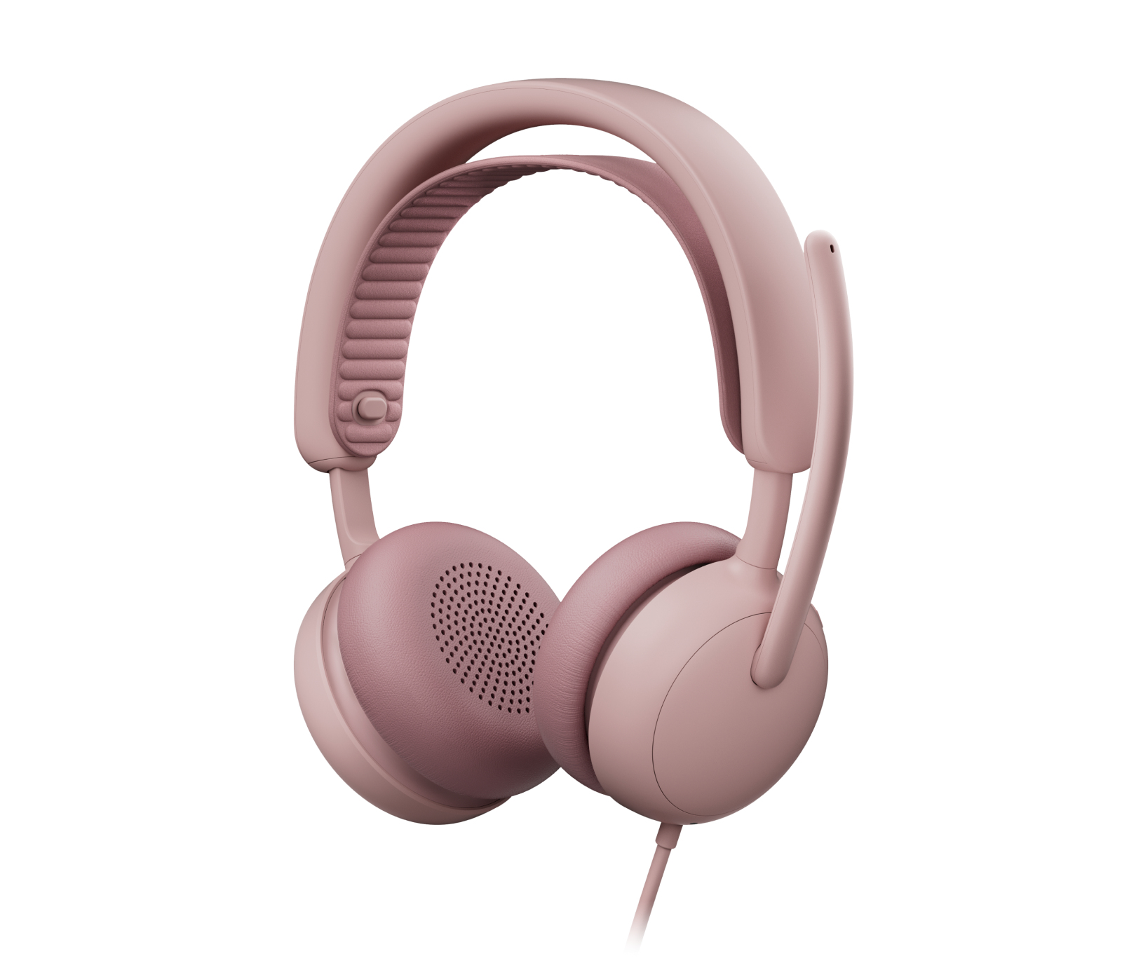 Zone Wired 2 for Business - Headset - on-ear - wired - active noise cancelling - rose - Certified for Microsoft Teams thumbnail