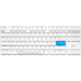 Ducky One 2 RGB TKL keyboard USB UK English White