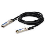 AddOn Networks MSA and TAA 100GBase-CU DSFP to QSFP56 Direct Attach Cable (Passive Twinax, 1m) 30AWG