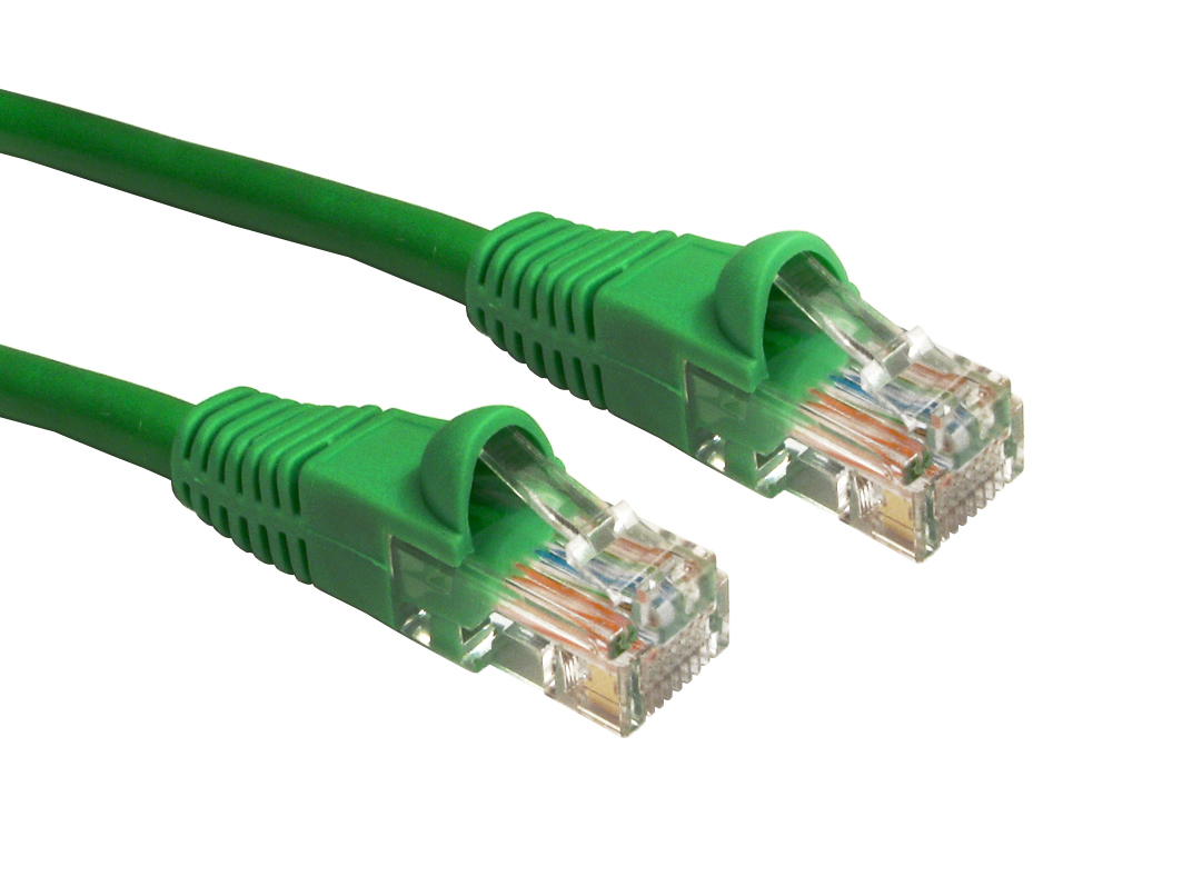 Cables Direct B6-505G networking cable Green 5 m Cat6 U/UTP (UTP)