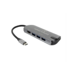 Perfect Choice PC-101246 nodo concentrador USB 3.2 Gen 1 (3.1 Gen 1) Type-C Gris