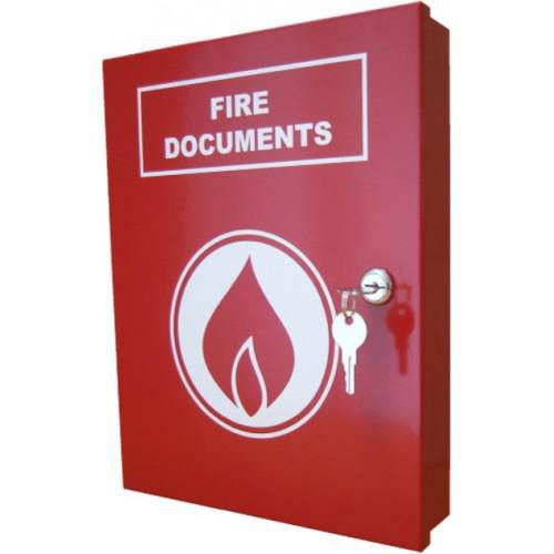 Red Document Box A4  with  fire logo thumbnail