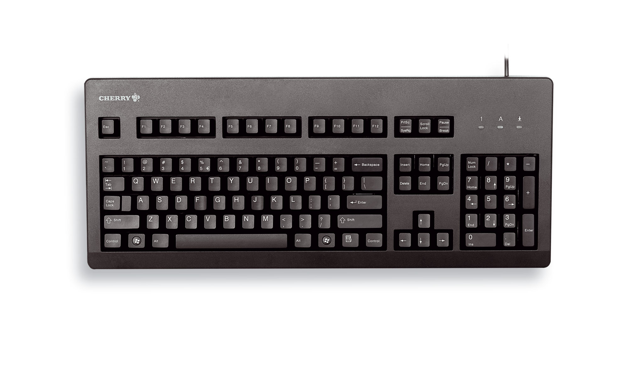 Image of CHERRY G80-3000 keyboard USB QWERTY US English Black
