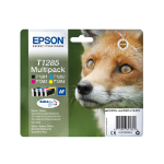 Epson C13T12854012/T1285 Ink cartridge multi pack Bk,C,M,Y 5,9 ml + 3x3,5 ml Pack=4 for Epson Stylus S 22/SX 235 W/SX 420/SX 430 W