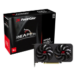 PowerColor Reaper Radeon RX 9060 XT GAMING OC 8G Graphics Card - 8GB GDDR6, 128bit, PCI-E 5.0, 3320 MHz Core Clock, 2 x DisplayPort, 1 x HDMI, GV-R9060XTGAMING OC-8GD
