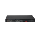 Dahua Technology PoE DH-PFS3226-24ET-240 network switch Unmanaged L2 Gigabit Ethernet (10/100/1000) Power over Ethernet (PoE) 1U Black