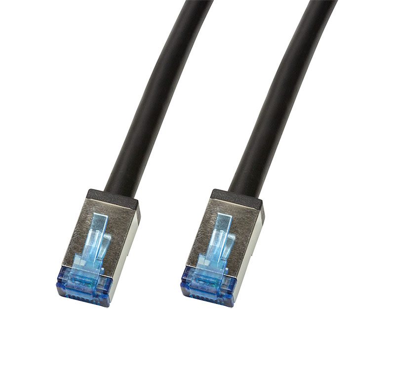 Fdl Black 30M Cat. 6A S/Ftp Pimf External / Outdoor Patch Cable - Pe