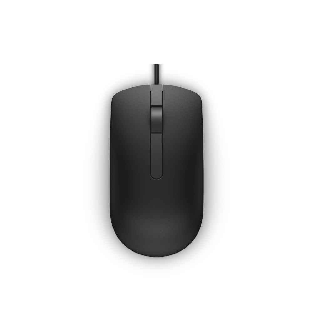 DELL MS116 Mouse Ambidextrous USB-A Optical 1000 DPI