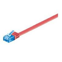 Image of Microconnect V-UTP6A01R-FLAT networking cable Red 1 m Cat6a U/UTP...