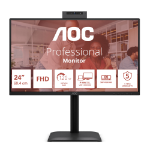 AOC 24E4CV IPS 23.8" computer monitor 60.5 cm (23.8") 1920 x 1080 pixels Black