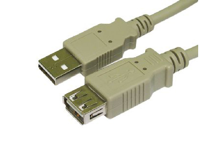 Cables Direct 1m USB 2.0 USB cable USB A 0.48 Gbit/s Beige