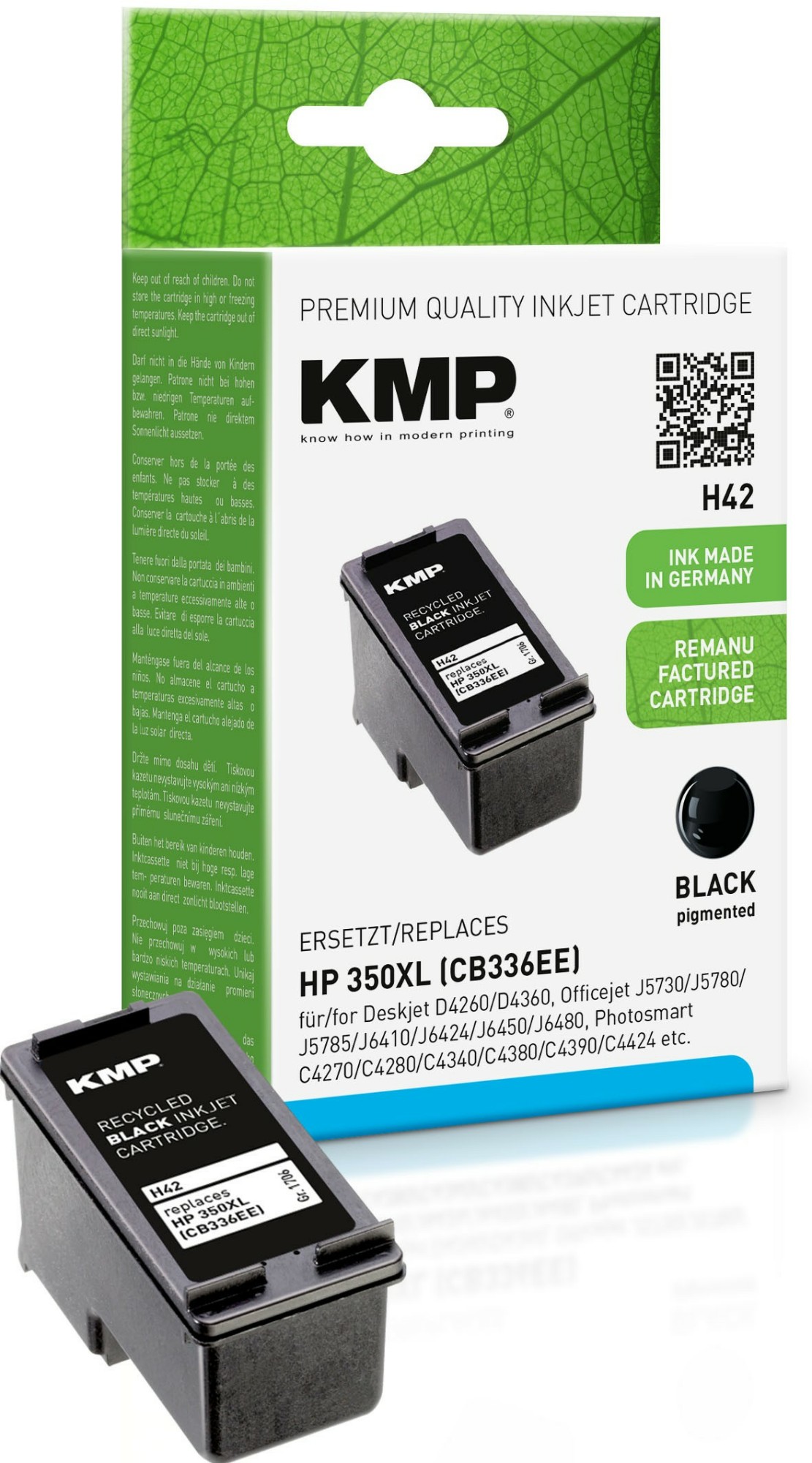 KMP H42 ink cartridge 1 pc(s) Black