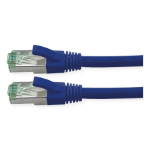 ROLINE Recycled Material 21.45.3274 networking cable Blue 0.3 m Cat6a S/FTP (S-STP)