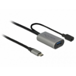 DeLOCK 85391 USB-kabel 5 m USB 3.2 Gen 1 (3.1 Gen 1) USB A USB C Zwart, Grijs