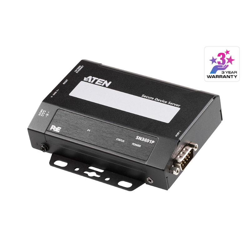 ATEN 1-Port POE RS-232/422/485 Secure