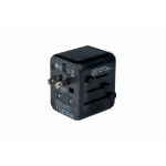 Verbatim 49543 power plug adapter Universal Black
