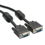 ROLINE High Quality VGA Cable with Ferrite + DDC, HD15 M - HD15 M 6 m