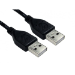 Cables Direct 99CDL2-0123 USB cable 3 m USB 2.0 USB A Black