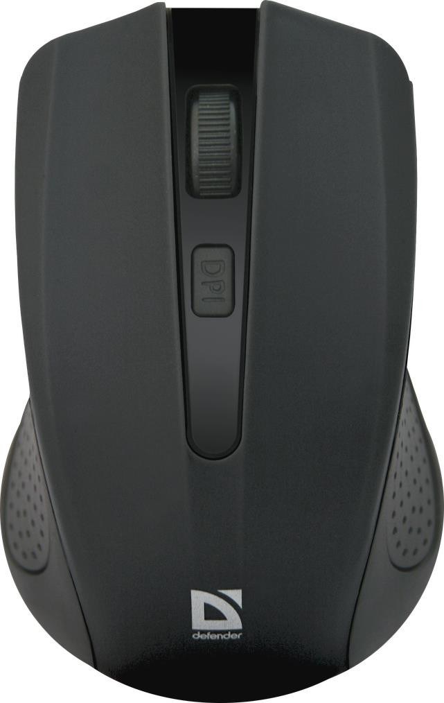 DFN MOUSE DEFENDER ACCURA MM-935 RF BLACK OPTICAL 1600DPI 4P