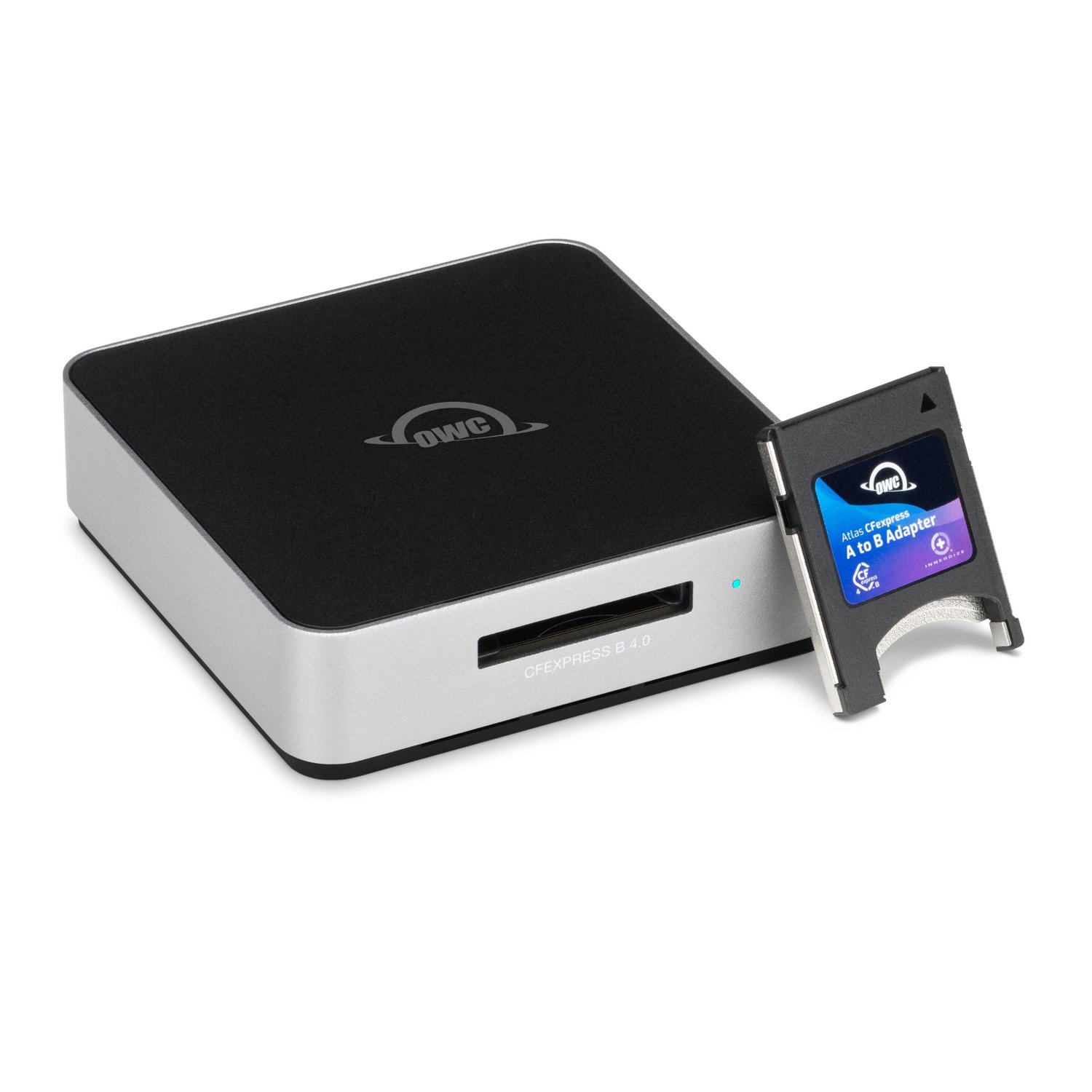 OWC OWCTCCFXB4RDR card reader USB 3.2 Gen 2 (3.1 Gen 2) Type-C Black