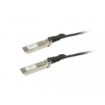ALLNET SFP+/SFP+, 10Gbit, 1m fibre optic cable Black, Silver