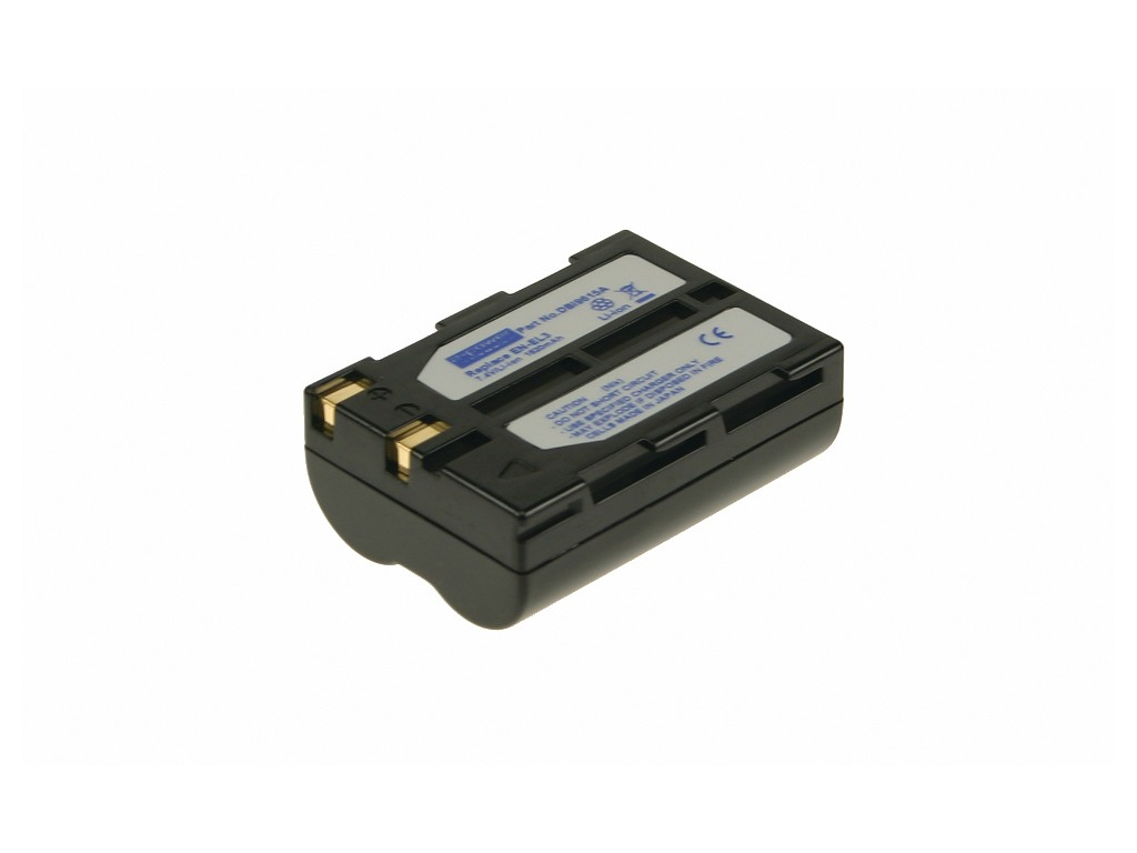 2-Power Digital Camera Battery 7.4V 1600mAh
