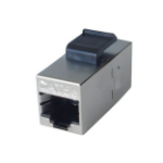 connektgear RJ45 CAT5e Coupler - Shielded - Silver