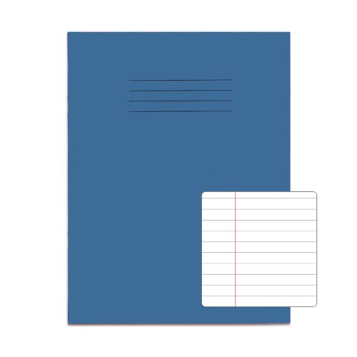 Image of Rhino 9 x 7 Exercise Book 80 Page, Light Blue, F8M (Pack of 100)