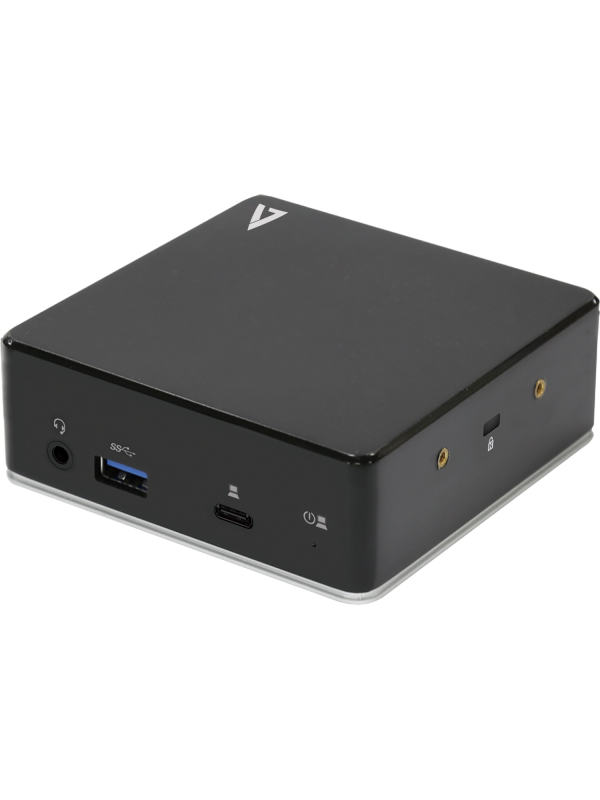 Image of V7 Universal USB-C Docking Station w/ Dual HDMI, 3.5mm Combo...