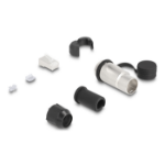 DeLOCK RJ45 Modular Plug for self-assembly Cat.6A with robust cable plug housing and protective cap suitable for the feed-through couplers 67061 and 67062